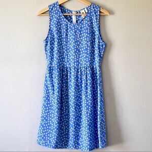 NEEDLE & THREAD Dress, Blue & White, Size Small